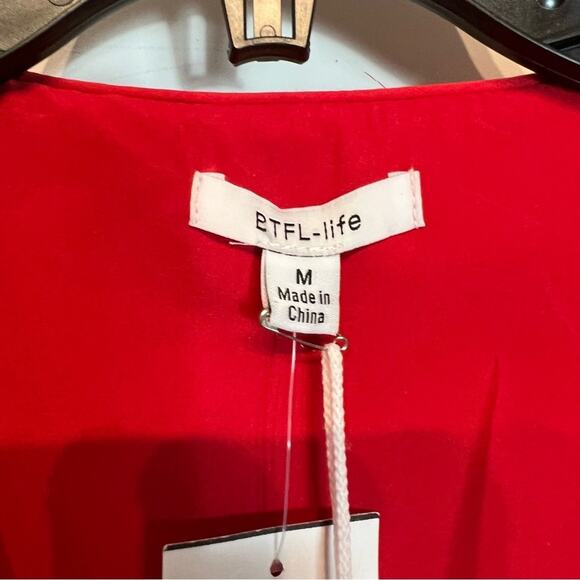 BTFL- Life Calina All Over Floral Sequin Puffed Sleeve Mini Dress Size M - Picture 9 of 11